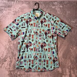 RSVLTS‎ Parks and Recreation Button Up Shirt Large